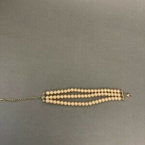 Champagne Beaded 3 Strands Multi-strands Women's Fashion Bracelet